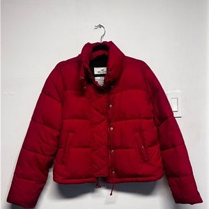 COPY - Hollister red puffer coat